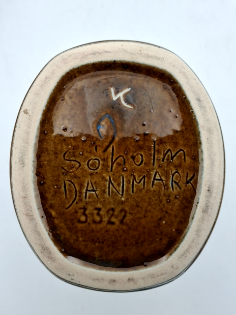 Søholm lysestage og vase, sælges samlet